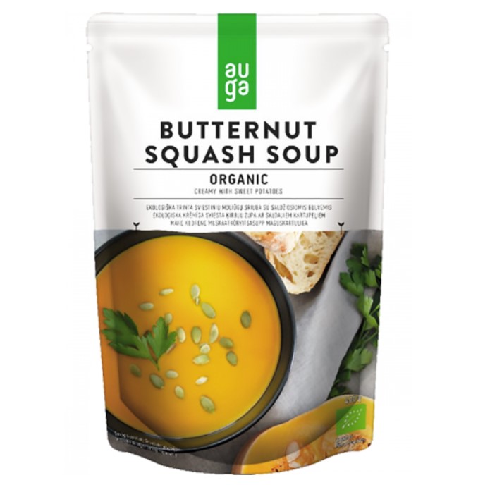 Auga, Creamy Butternut Squash Soup with Sweet Potatoes, 400g