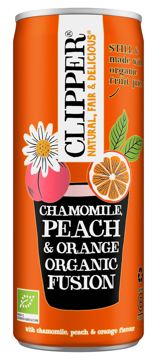 Clipper, Chamomile, Peach & Orange Fusion, 250ml