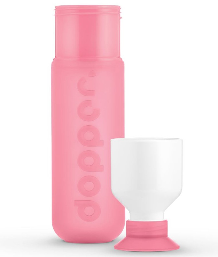 Plastic Water Bottle Pink Paradise, 450ml