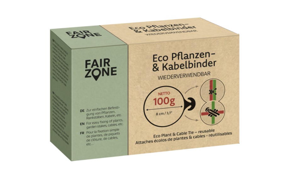 Fair Squared, Eco Plant & Cable Tie 100g. Box