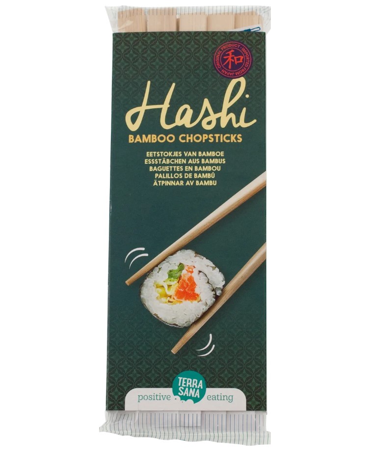 Terrasana, Hashi Bamboo Chopsticks, 5 pairs