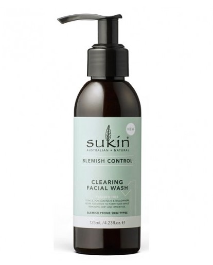 Sukin, Blemish Control Clearing Facial Wash, 125m