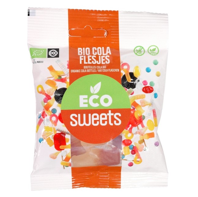 Eco Sweets, Gum Cola Bottles, 75g