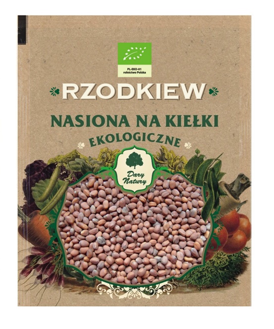 Gifts of Nature, Radish Sprouting Seeds, 30g