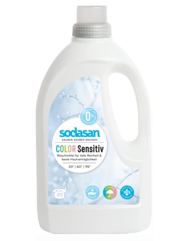 Sodasan, Color Detergent Liquid Sensitive, 1.5L