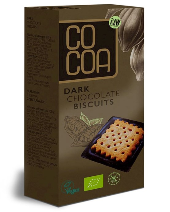Cocoa, Dark Chocolate Biscuits, 95g