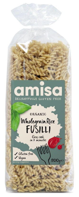 Amisa, Wholegrain Rice Fusilli, 500g