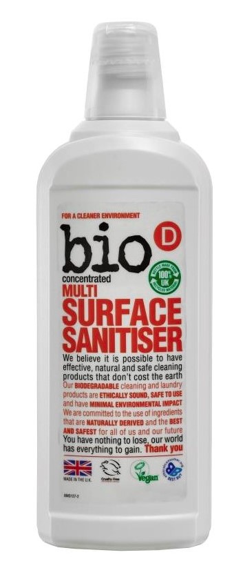 Bio-D, Multi Surface Sanitiser, 750ml