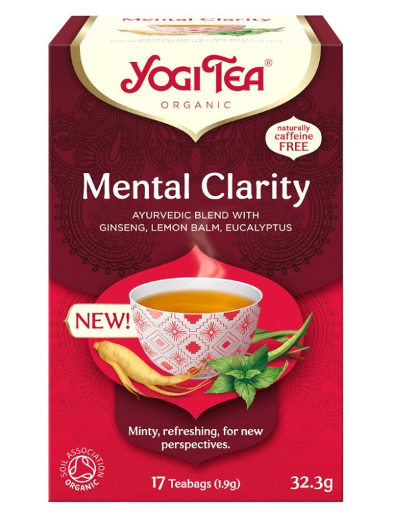 Yogi Tea, Mental Clarity Herbal Tea, 17 bags