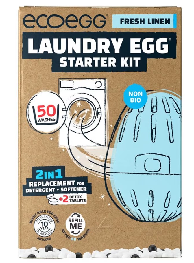 Ecoegg, Laundry Egg Starter Kit – 50 wash - Fresh Linen