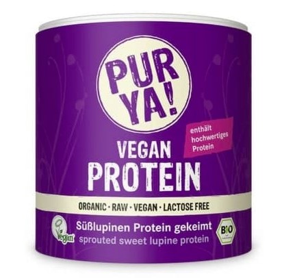 Purya, Sprouted Sweet Lupin Protein Powder, 200g