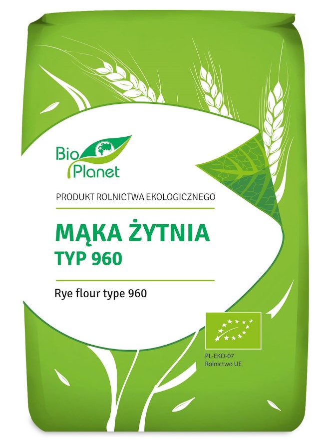 Bio Planet, Rye Flour type 960, 1kg