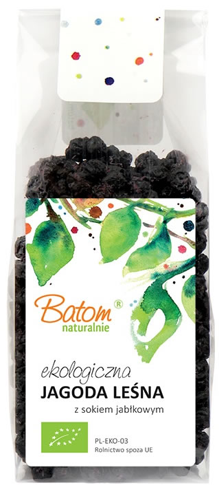 Batom, Blueberries Sweetened with Apple Juice, 100g