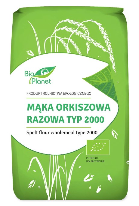 Bio Planet, Spet Flour Wholemeal Type 2000, 500g
