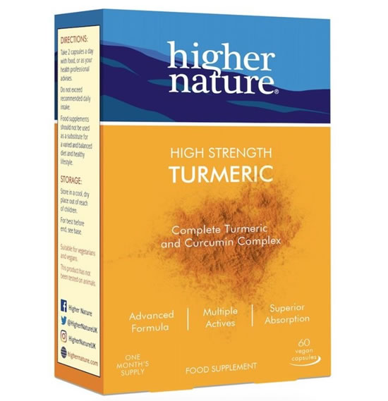 Higher Nature, Complete Turmeric and Curcumin Complex, 60s