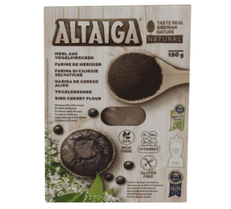 Altaiga, Bird Cherry Flour Gluten Free, 150g