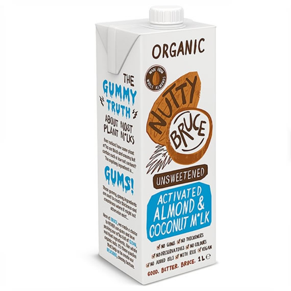Activated Unsweetened Almond & Coconut Milk, 1l