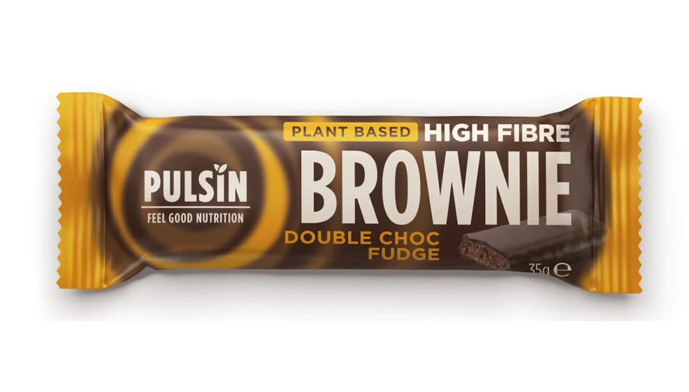 Pulsin, High Fibre Brownie Double Choc Fudge, 35g