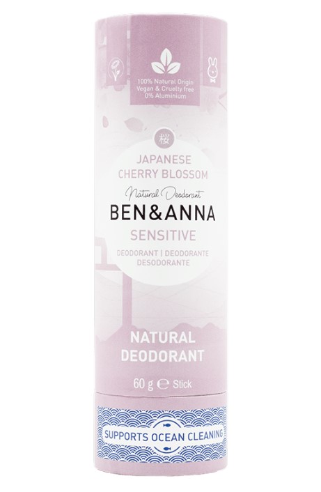 Ben&Anna, Deodorant Sensitive Japanese Cherry Blossom, 60g
