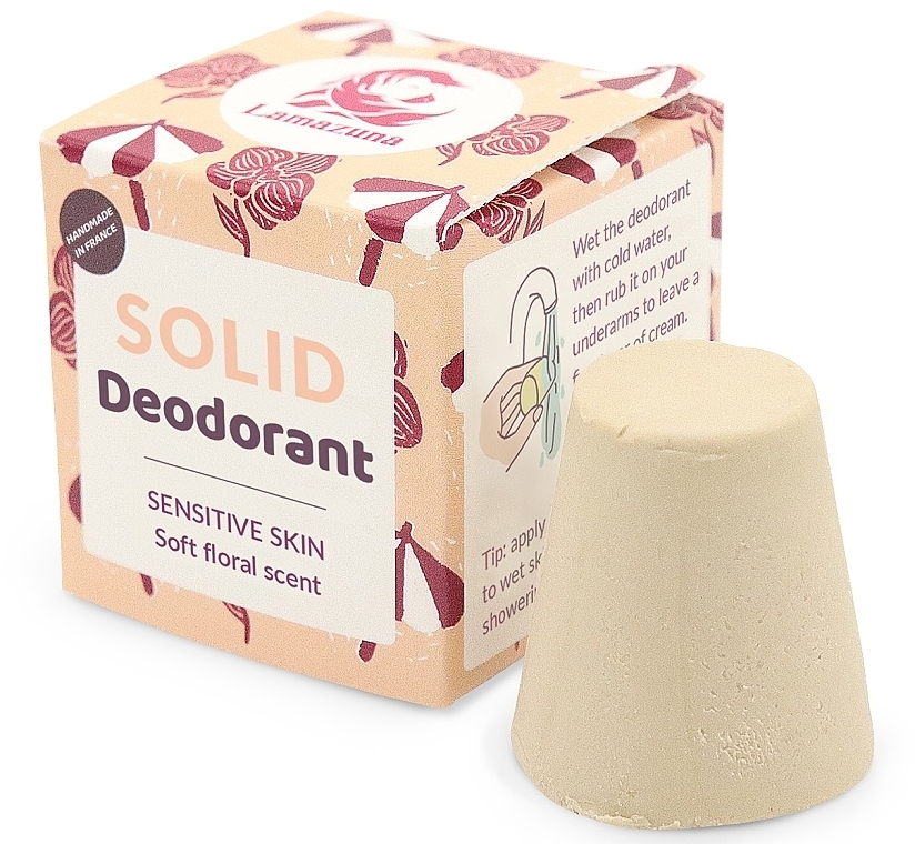 Solid Deodorant Sensitive Soft Skin Floral Scent, 30ml