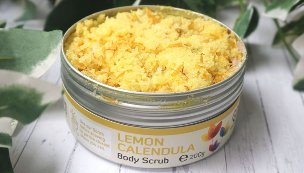 Lemon Calendula Body Scrub, 200g