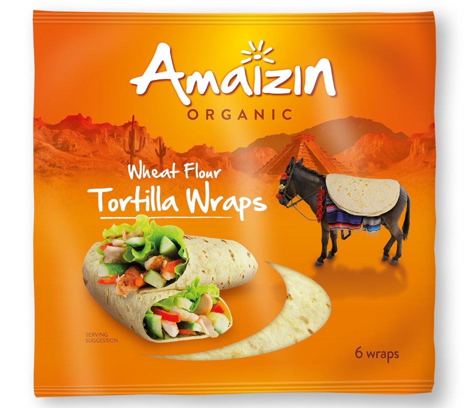 Amaizin, Wheat Flour Tortilla Wraps, 230g
