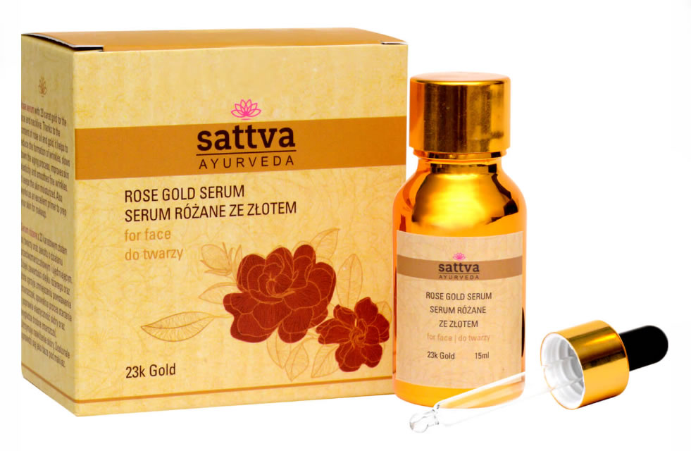 Sattva, Rose Gold Serum for Face, 15ml