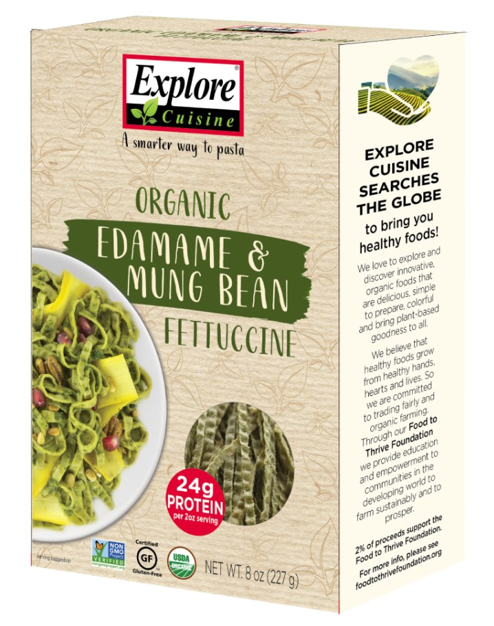 Explore Cuisine, Edamame & Mung Bean Fettuccine, 200g