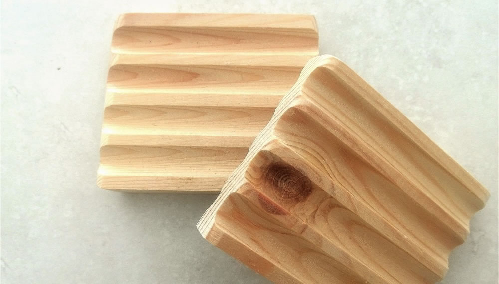 Wooden Soap Dish, 1pc