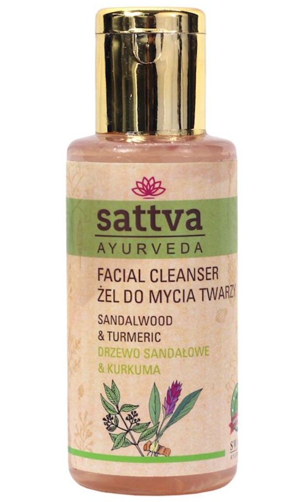 Sattva, Facial Cleanser Sandalwood & Turmeric, 100ml