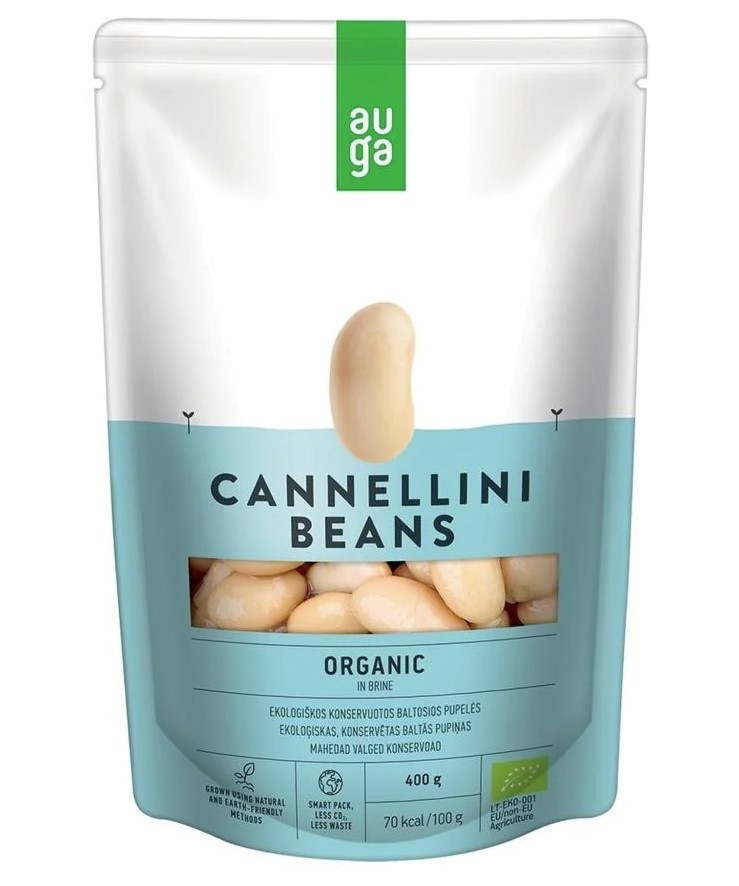 Auga, White Cannellini Beans, 400g