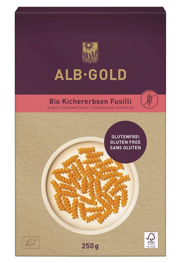 Alb Gold, Chickpeas Fusilli, 250g