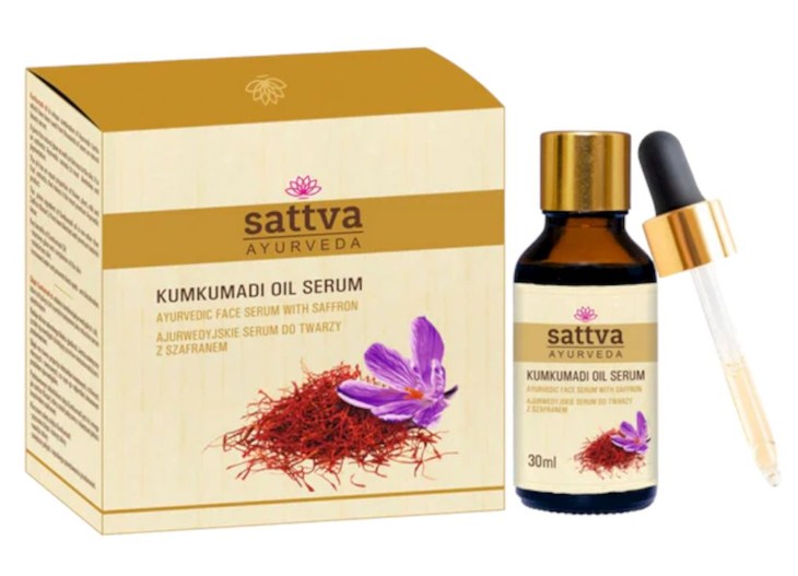 Sattva, Kumkumadi Ayurvedic Face Oil Serum with Saffron, 30ml