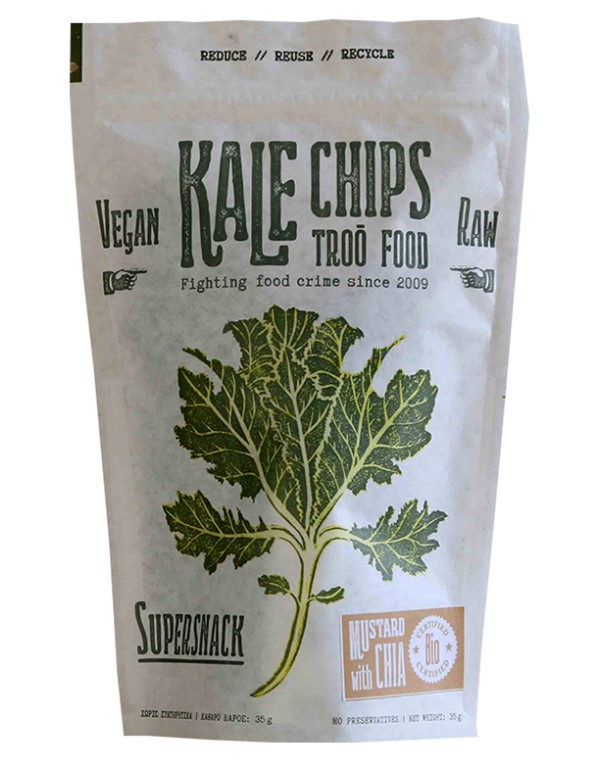 Kale Chips Mustard & Chia, 35g