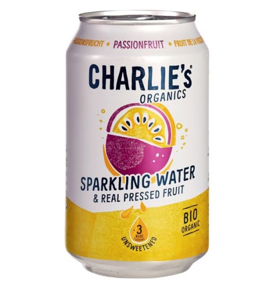 Charlie's, Sparkling Water with Passionfruit, 330ml