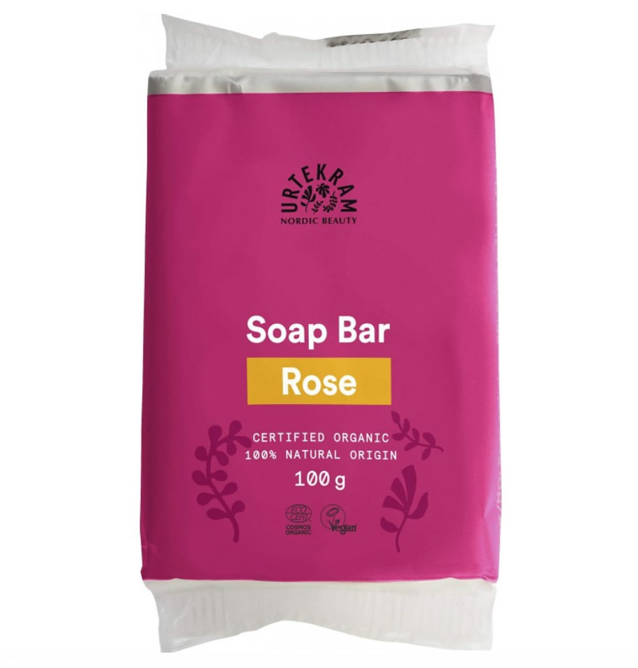 Urtekram, Rose Soap Bar, 100g