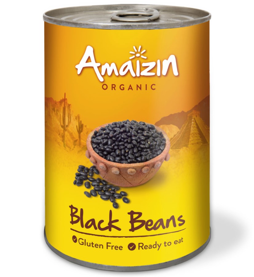 Amaizin, Black Beans, 400g