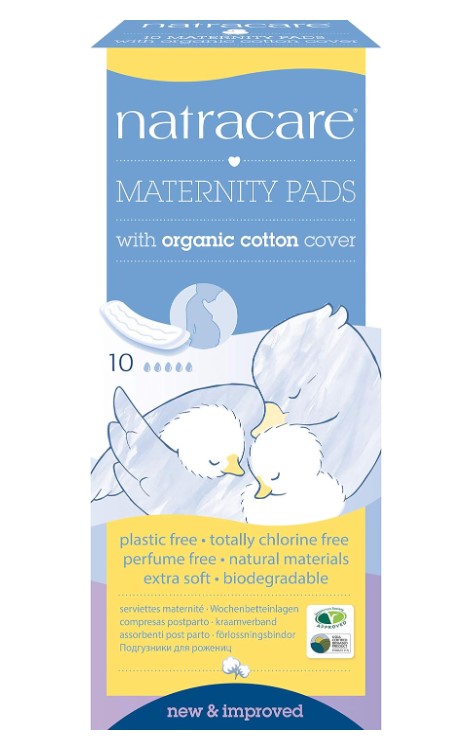 Natracare, Maternity Pads with Organic Cotton Cover