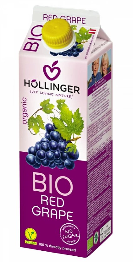 Hollinger, Red Grape Juice, 1l