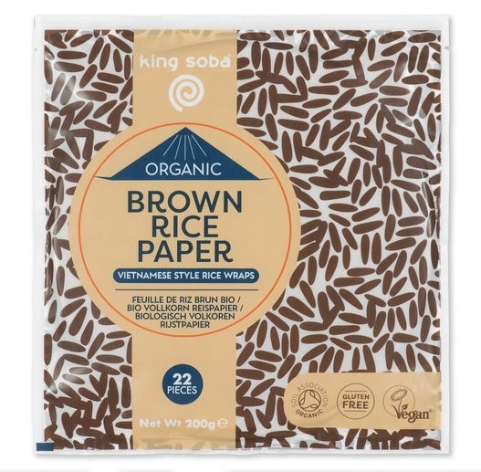 King Soba, Brown Rice Paper, 200g