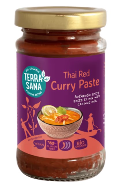 Terrasana, Thai Red Curry Paste, 120g