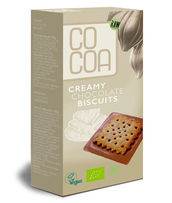 Cocoa, Creamy Chocolate Biscuits, 95g