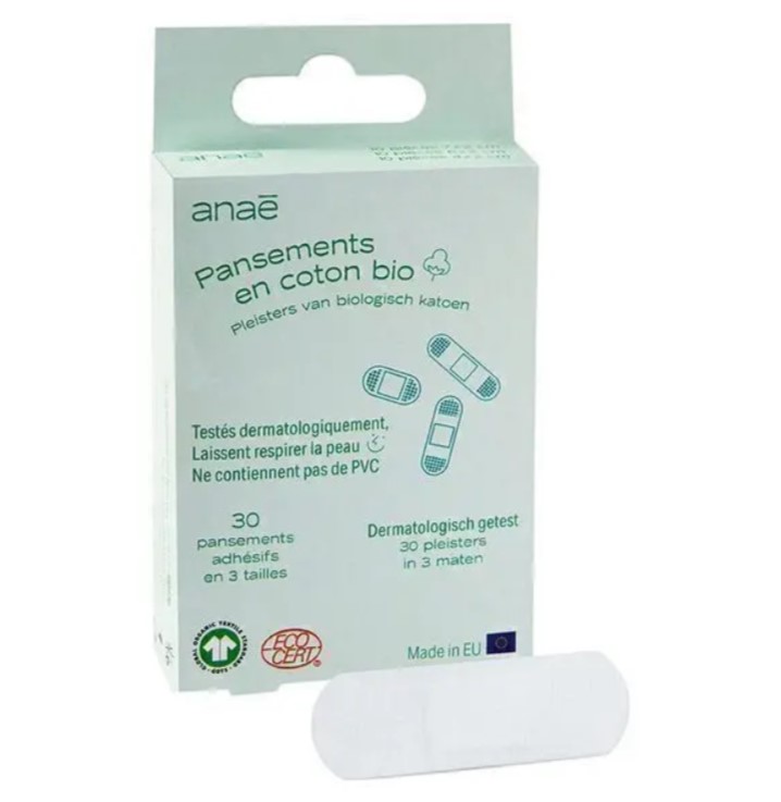 30 organic cotton bandages