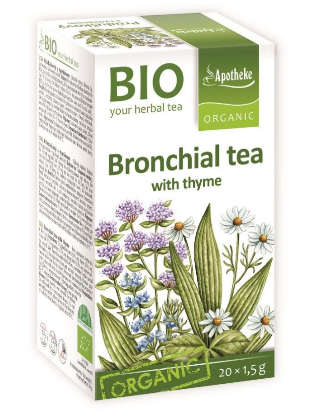 Apotheke, Bronchial Tea with Thyme, 20x1.5g