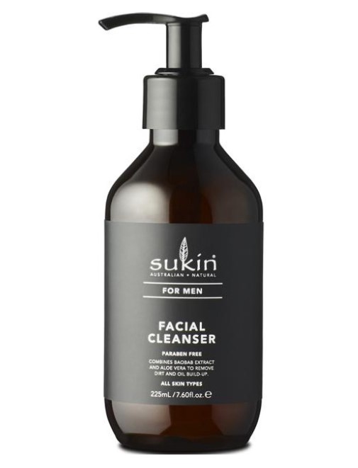 Sukin, Facial Cleanser for Men, 225ml
