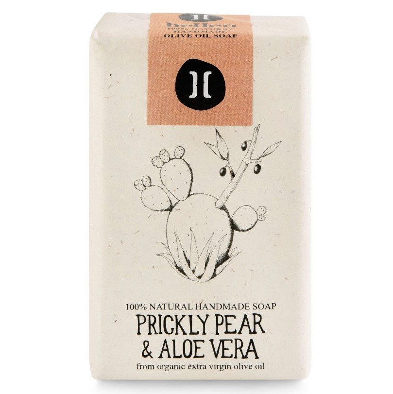 Helleo, Prickly pear & Aloe Vera Soap, 120g