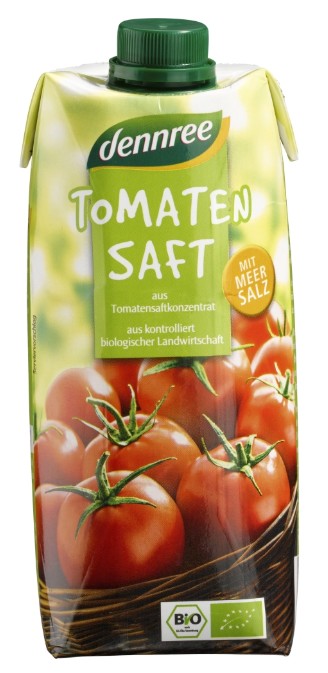 Dennree, Tomato Juice, 500ml