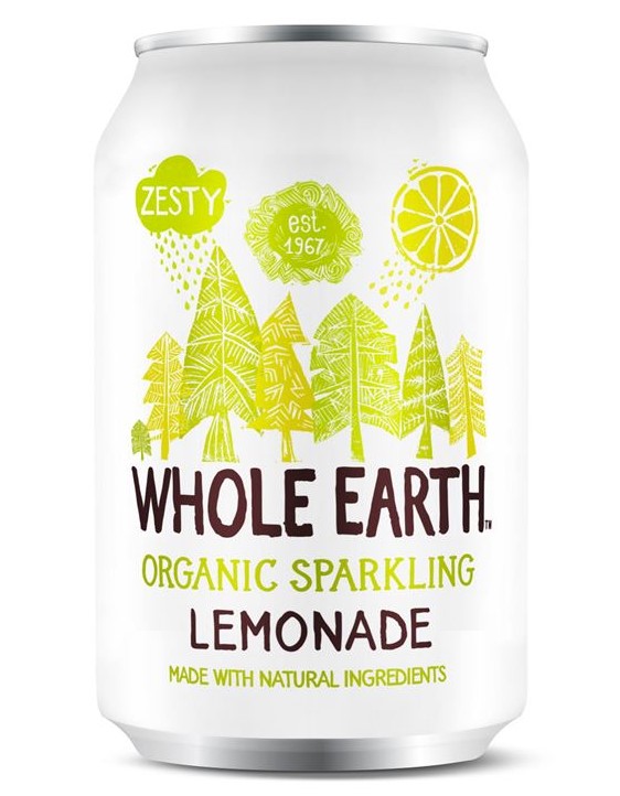 Whole Earth, Sparkling Lemonade Drink, 330ml