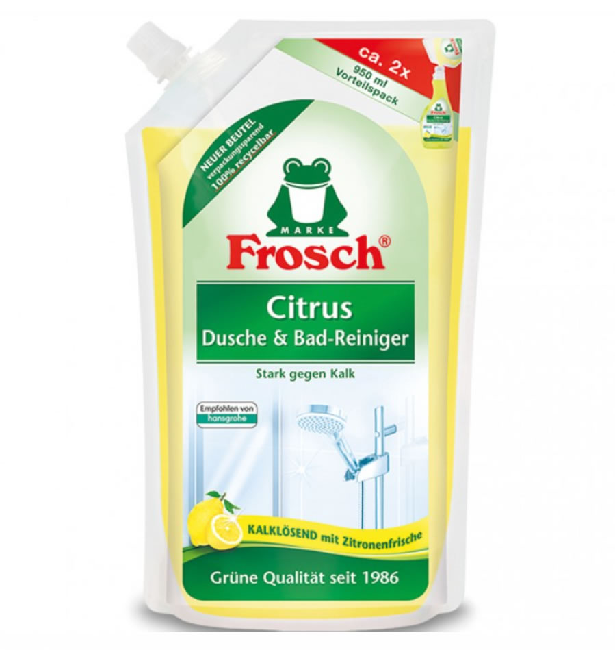 Frosch, Citrus Shower & Bath Cleaner, 950ml