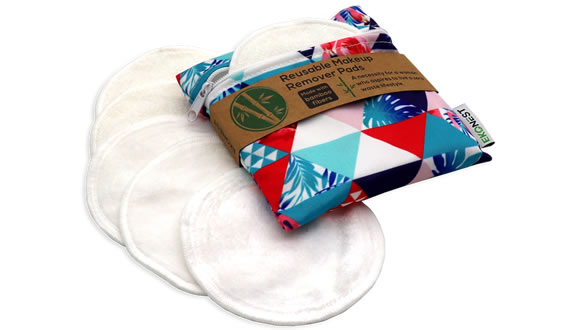 Make-up Remover Wipes Pads Wild Flamingo (set of 6)